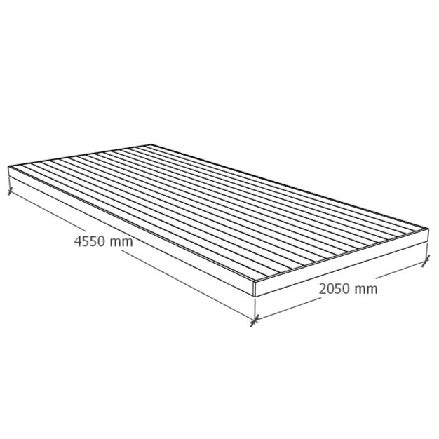 Deck 2x4.5m