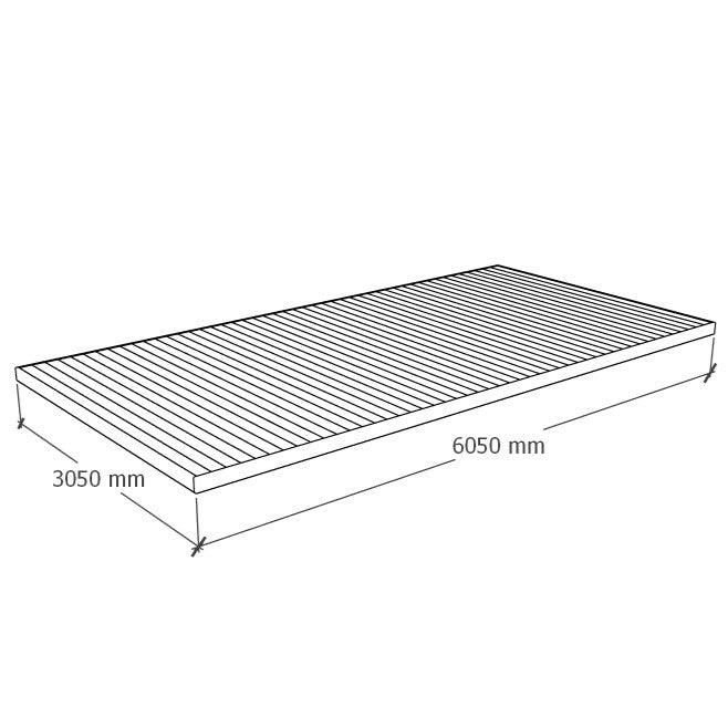 Terassi 6x3m