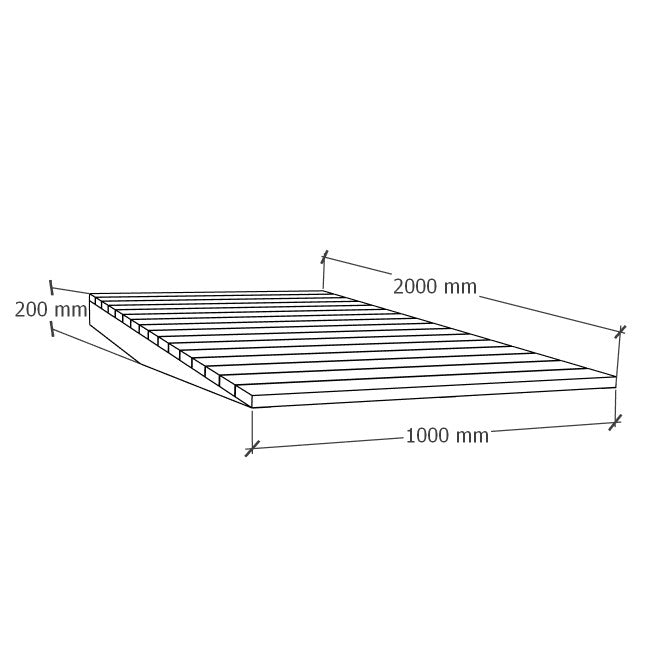 Ramp Module 1x2m slope 10%