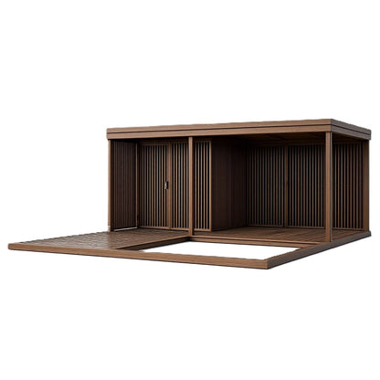 Sunroom with Storage and Sandbox Deck 5x6m