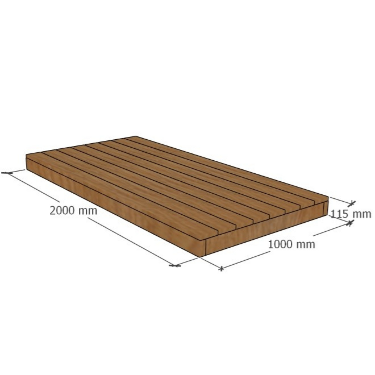 Deck Module 1x2m