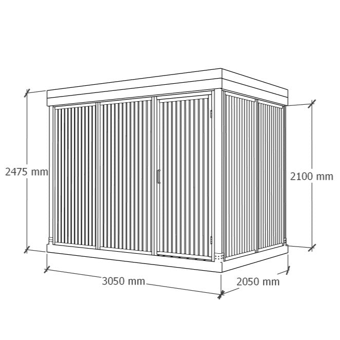 Shed 3x2m