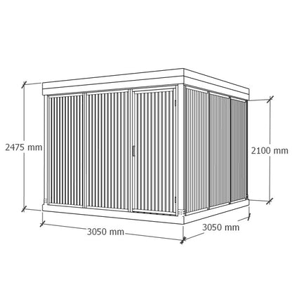 Shed 3x3m