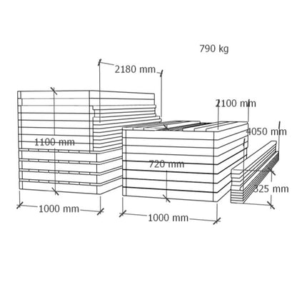 Shed 4x2m