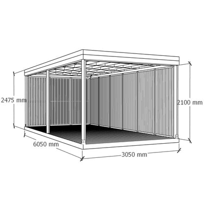 Katos 6x3m