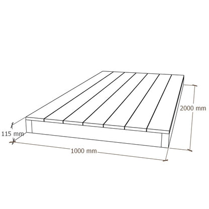 Composite Deck Module 1x2m