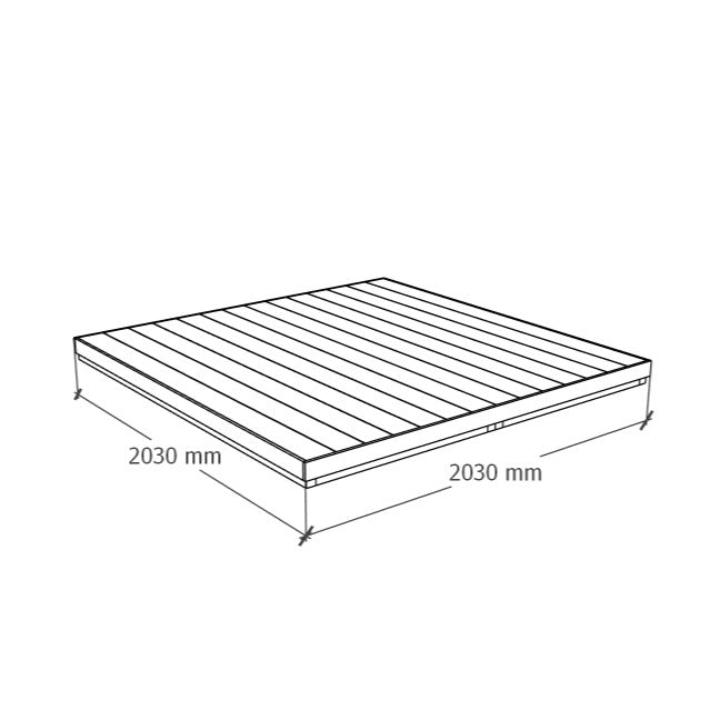 Komposiittiterassi 2x2m