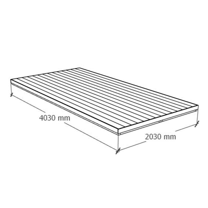 Komposiittiterassi 2x4m
