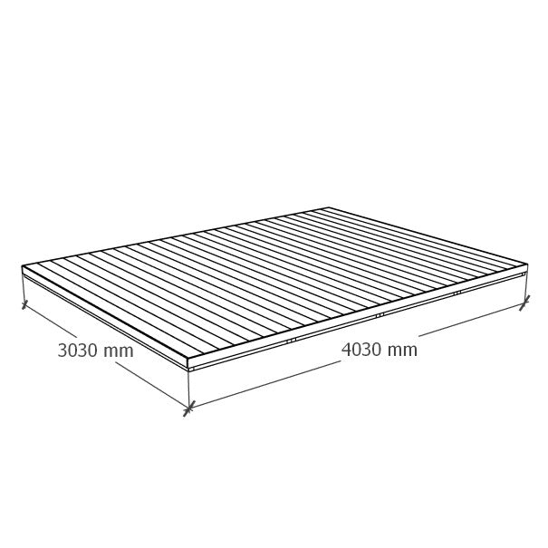Komposiittiterassi 4x3m
