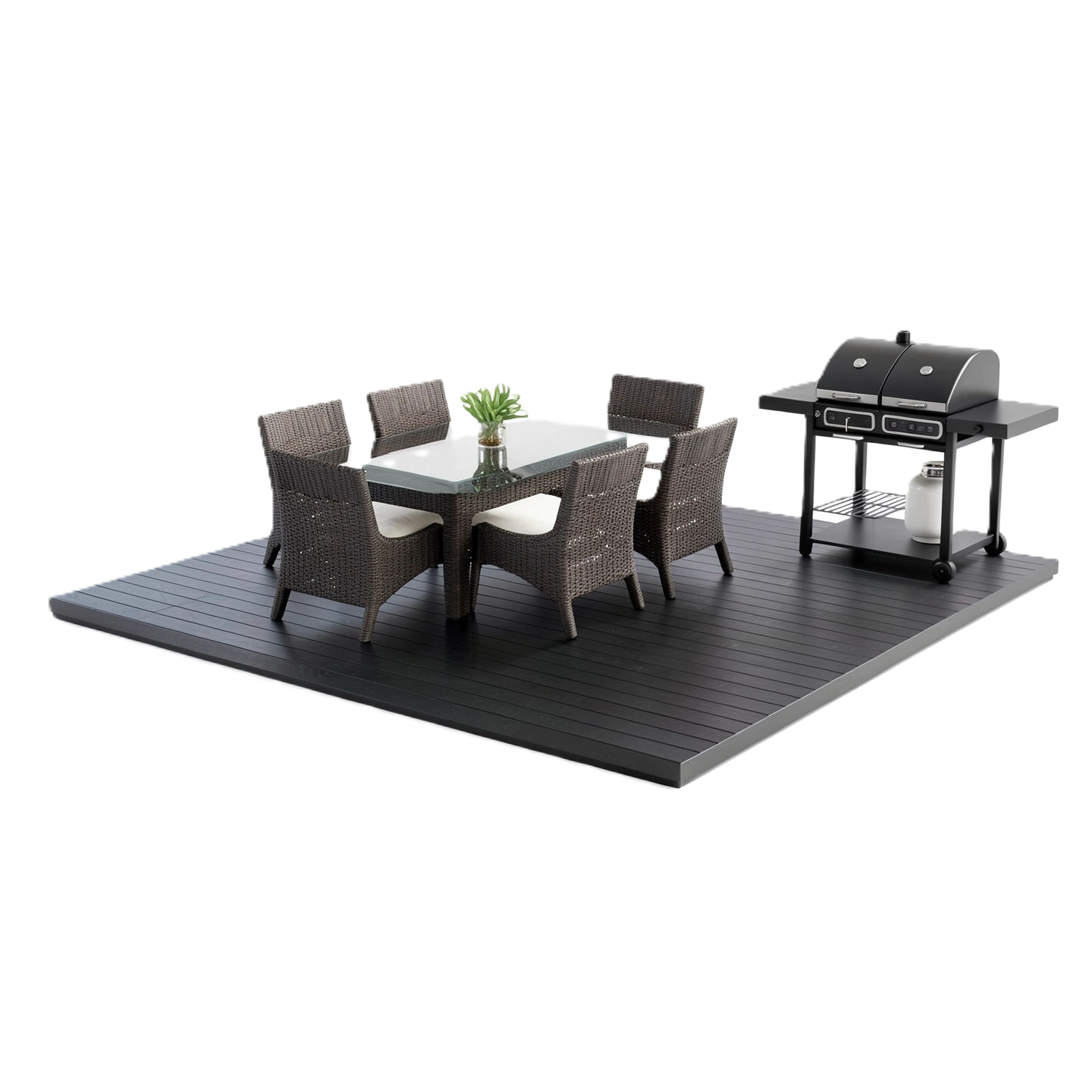 Komposiittiterassi 4x4m