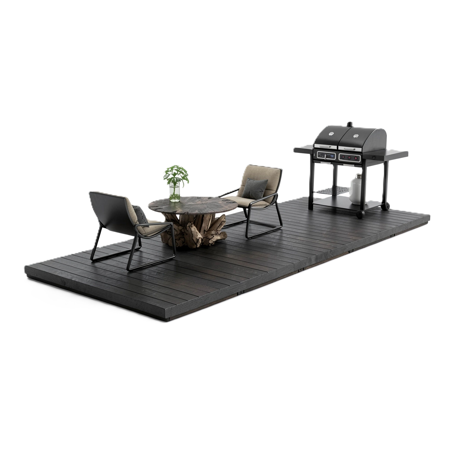 Komposiittiterassi 5x2m