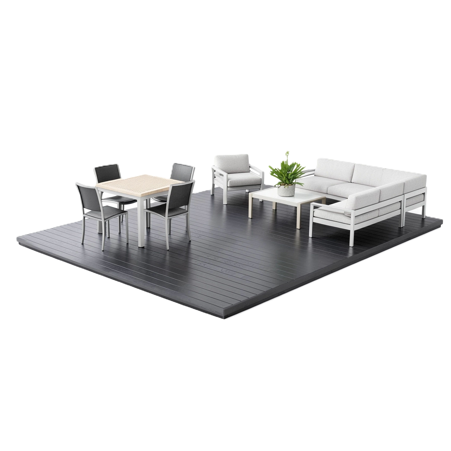 Komposiittiterassi 5x4m