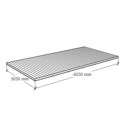 Komposiittiterassi 6x3m