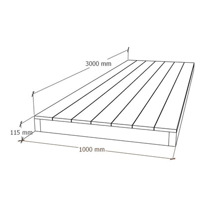 Composite Deck Module 1x3m