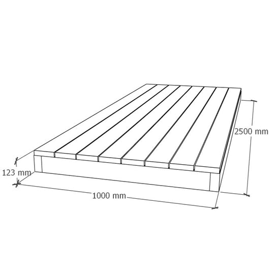 Deck Module 1x2.5m