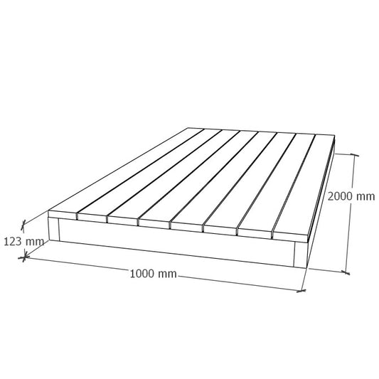 Deck Module 1x2m