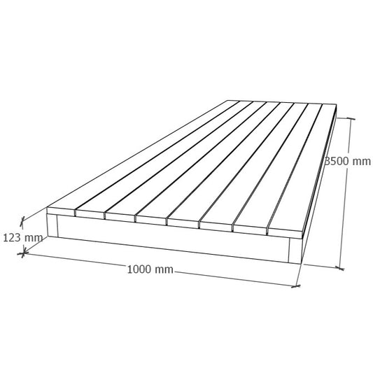 Deck Module 1x3.5m