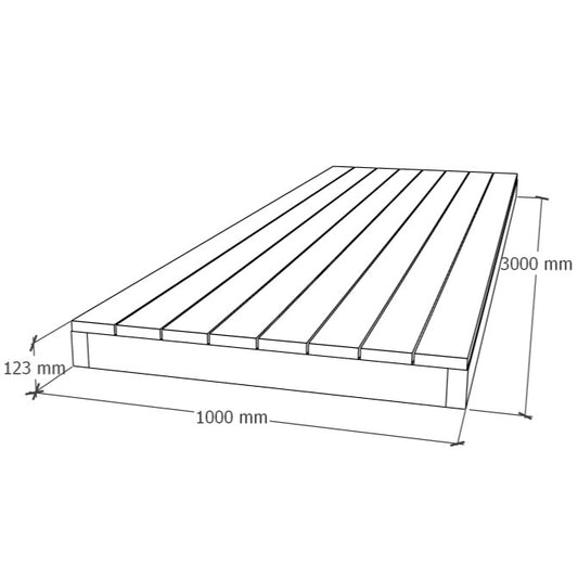 Deck Module 1x3m
