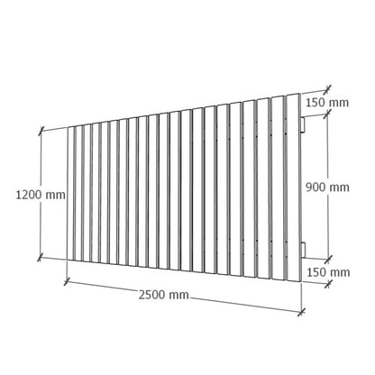 Fence module 1.2x2.5m