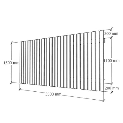 Fence module 1.5x3.5m
