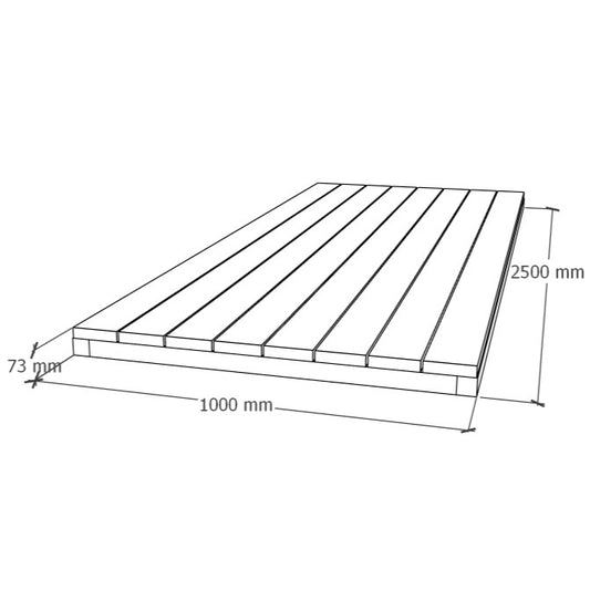 Floor Module 1x2.5m