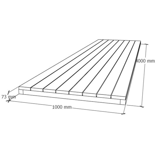 Floor Module 1x4m