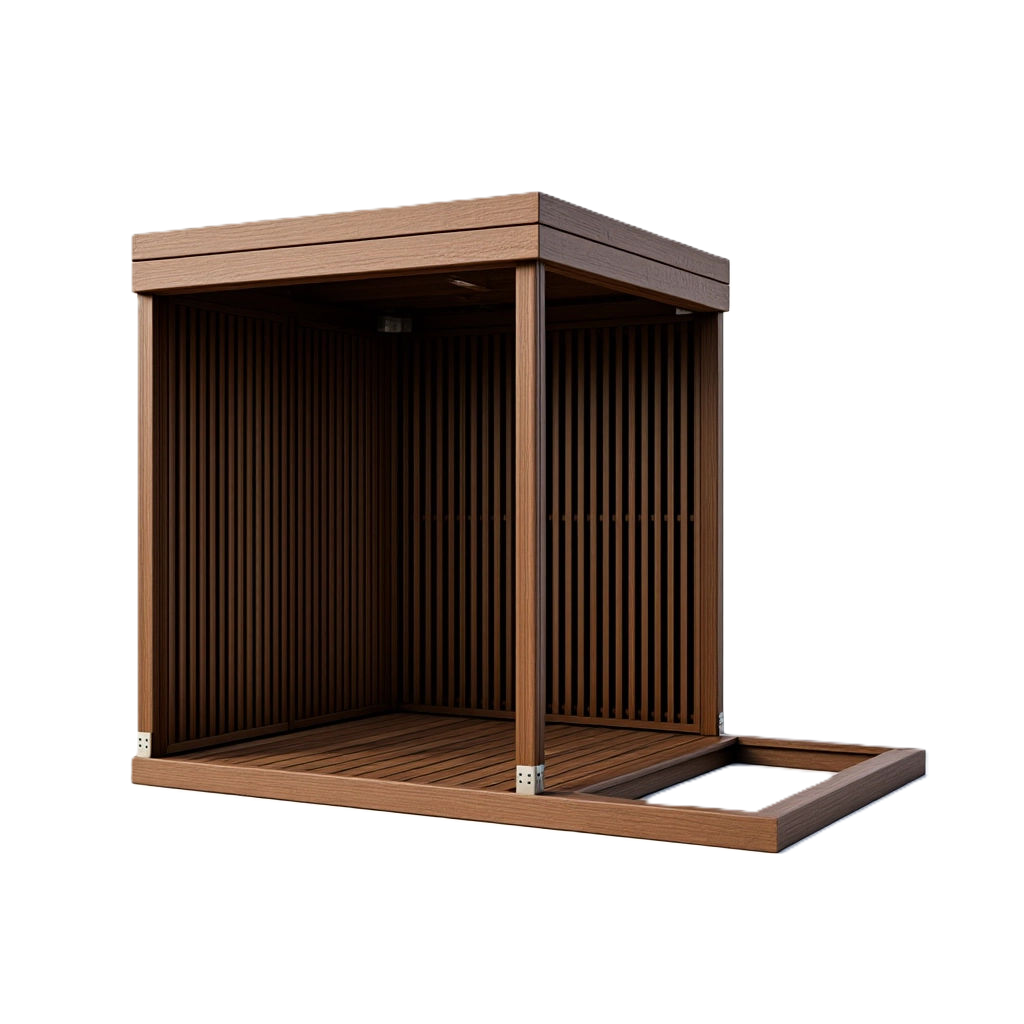 Katos istutusterassilla 3x2m