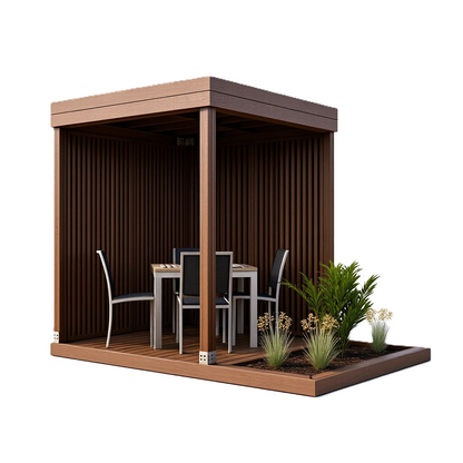 Katos istutusterassilla 3x2m