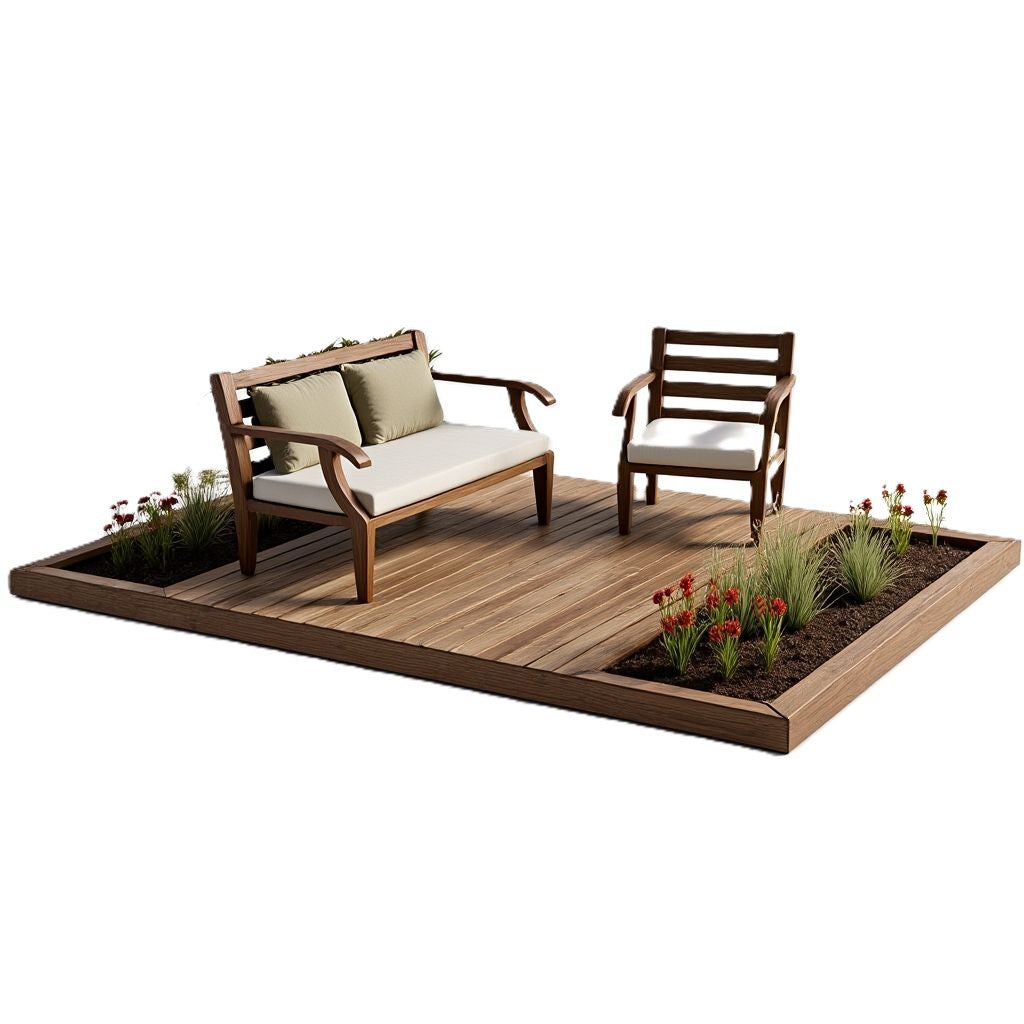 Planter deck 4x3m
