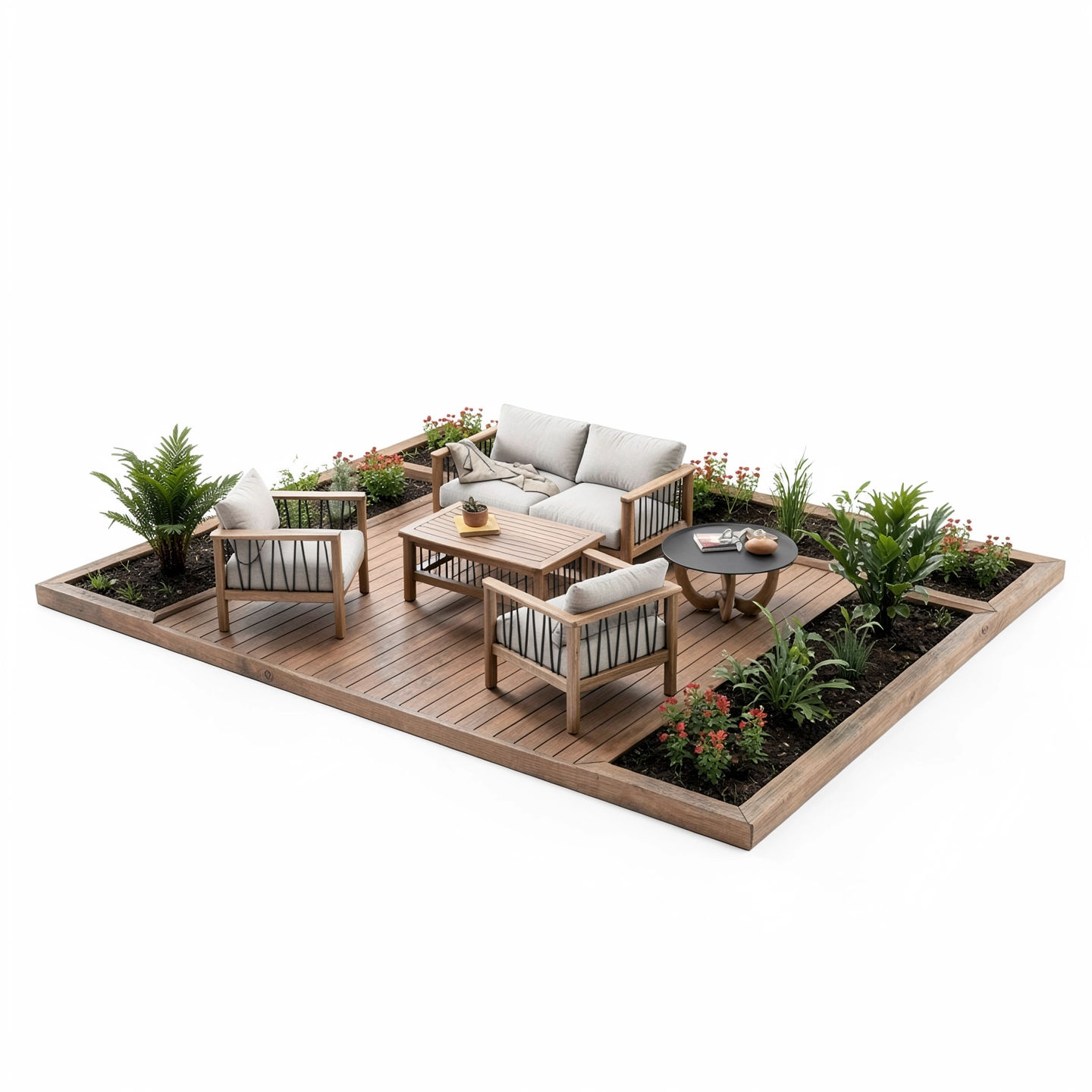 Planter deck 5x4m