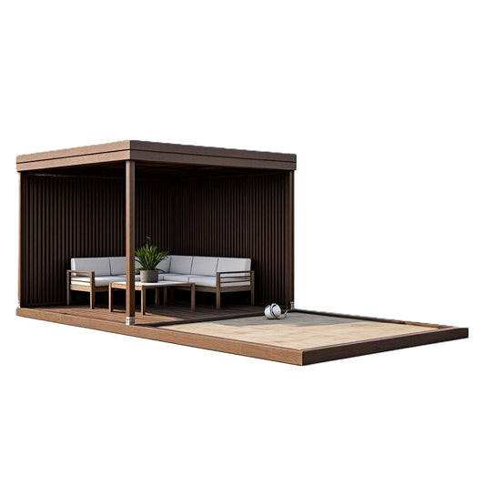 Sunroom with Sandbox Deck 6x3m