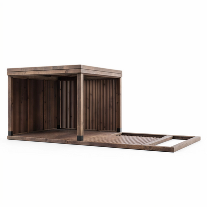 Katos istutusterassilla 6x3m