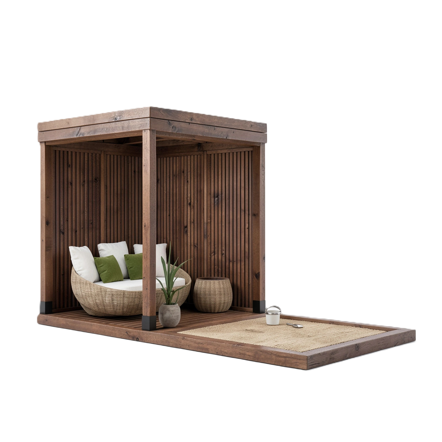 Katos hiekkalaatikolla terassilla 4x2m