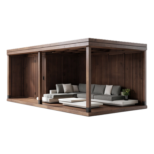 Sunroom with Storage 6x3m