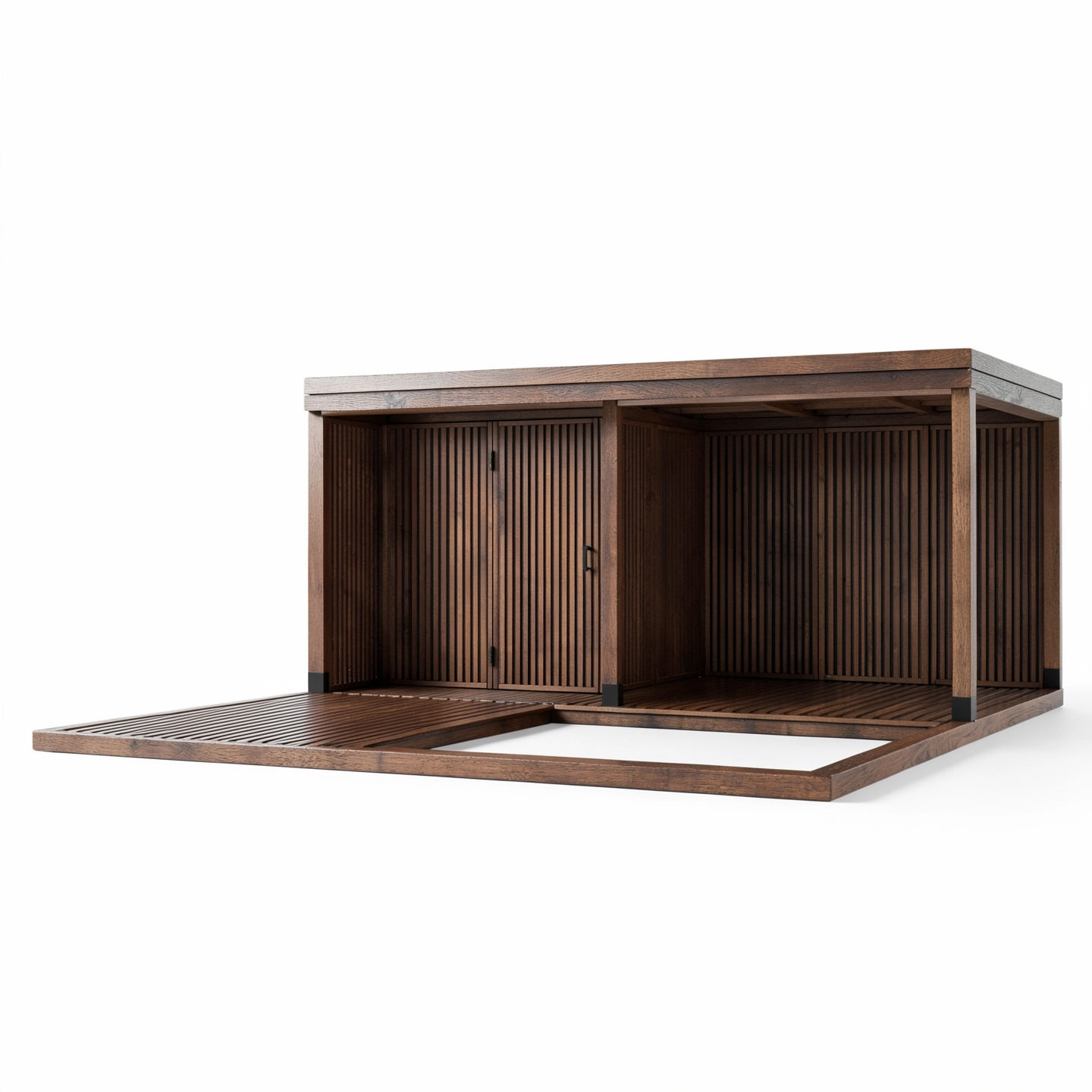 Katos varastolla ja hiekkalaatikolla terassilla 5x6m