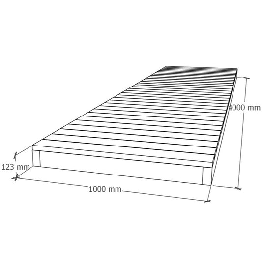 Walkway Deck Module 1x4m
